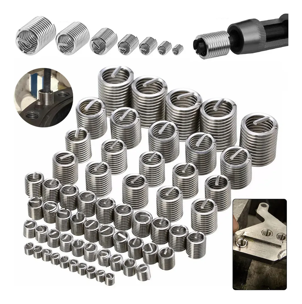 Inserção De Rosca De Arame De 60 Unidades M3-m12 X 2d