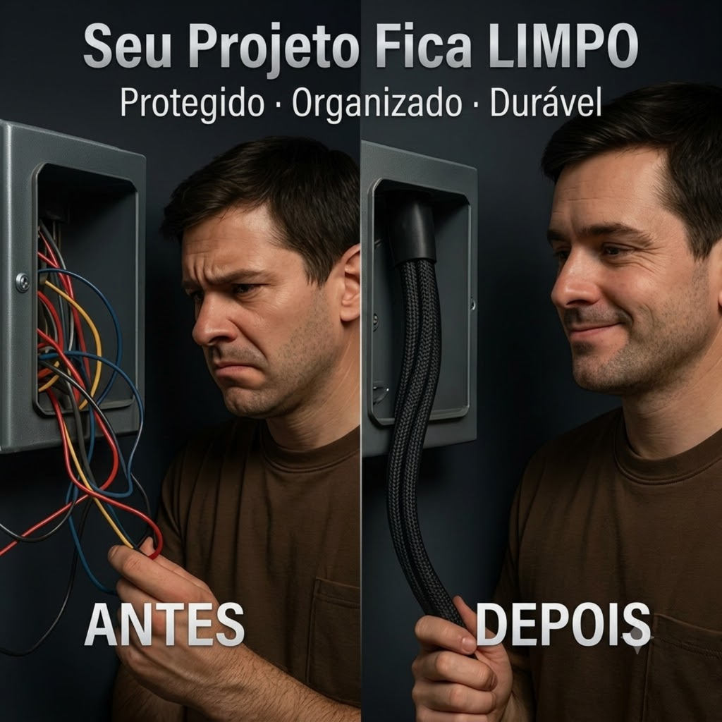 Kit Malha Náutica Expansiva Mundo Peças 20m 3mm 6mm 8mm 12mm
