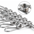 Prendedor De Roupa De Inox - Kit 60 Prendedores 100% Inox