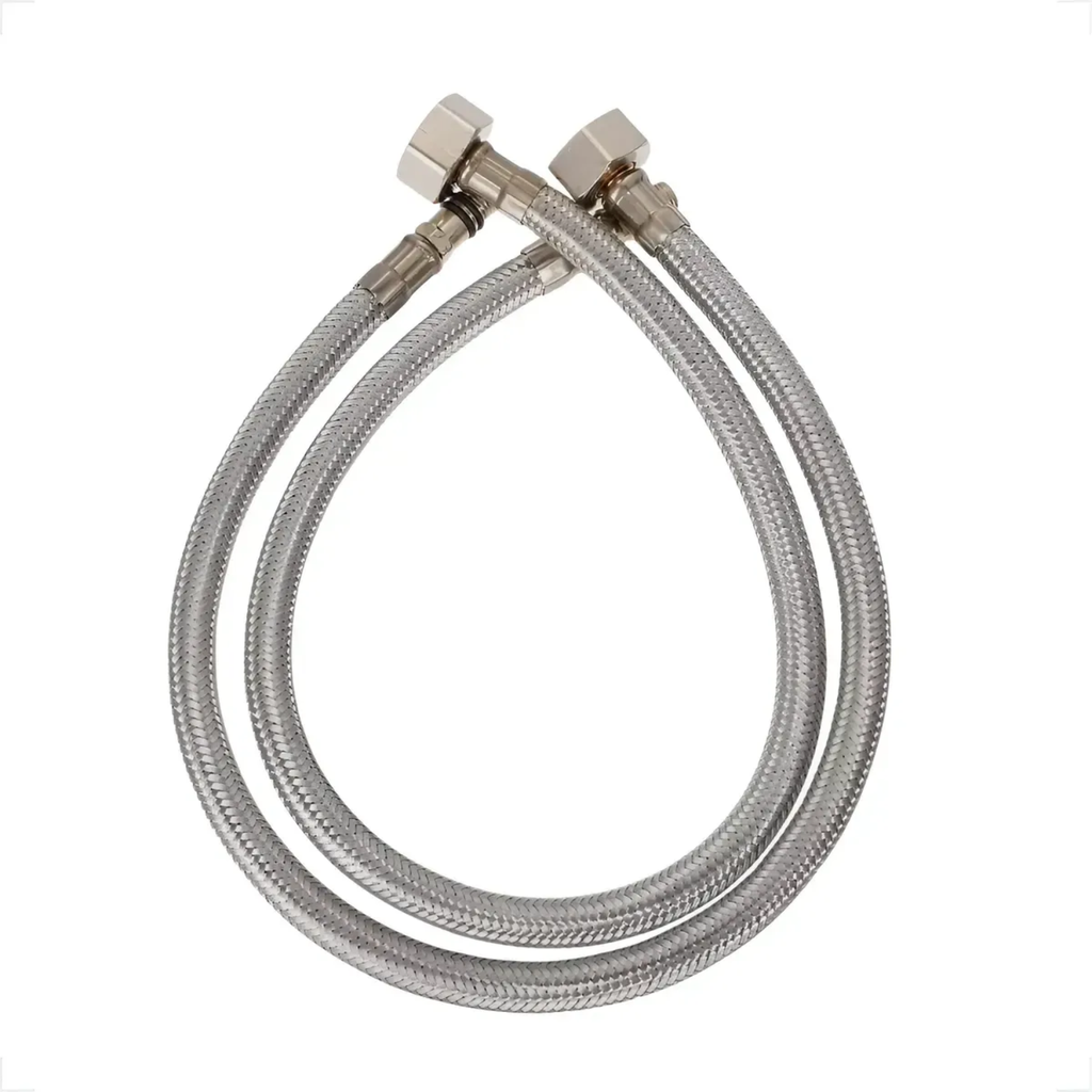 Engate Flexível Misturador Mangueira Aço Mono 80 Cm Par