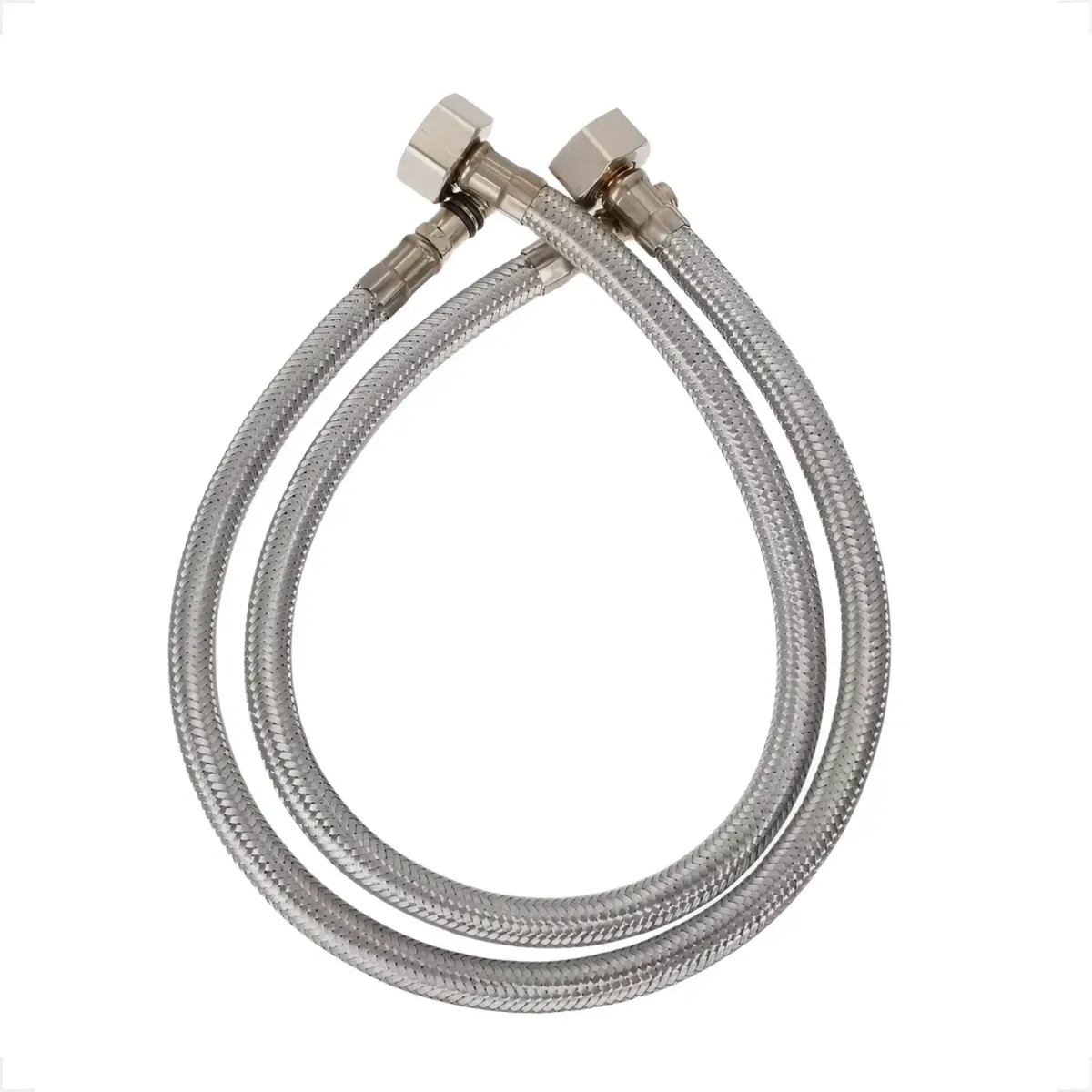 Engate Flexível Misturador Mangueira Aço Mono 80 Cm Par