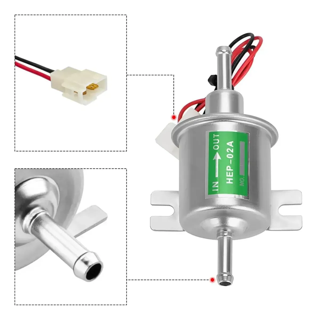 Bomba Gasolina Diesel Combustivel Trator Lancha 3.6 Psi 12v