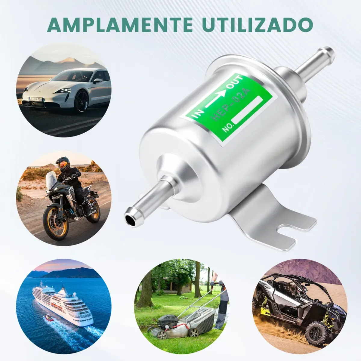 Bomba Gasolina Diesel Combustivel Trator Lancha 3.6 Psi 12v