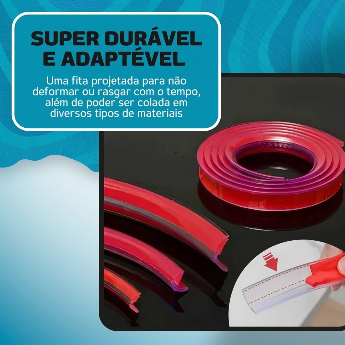 2 Metros Fita Para Proteger Quina Anti-impacto Transparente