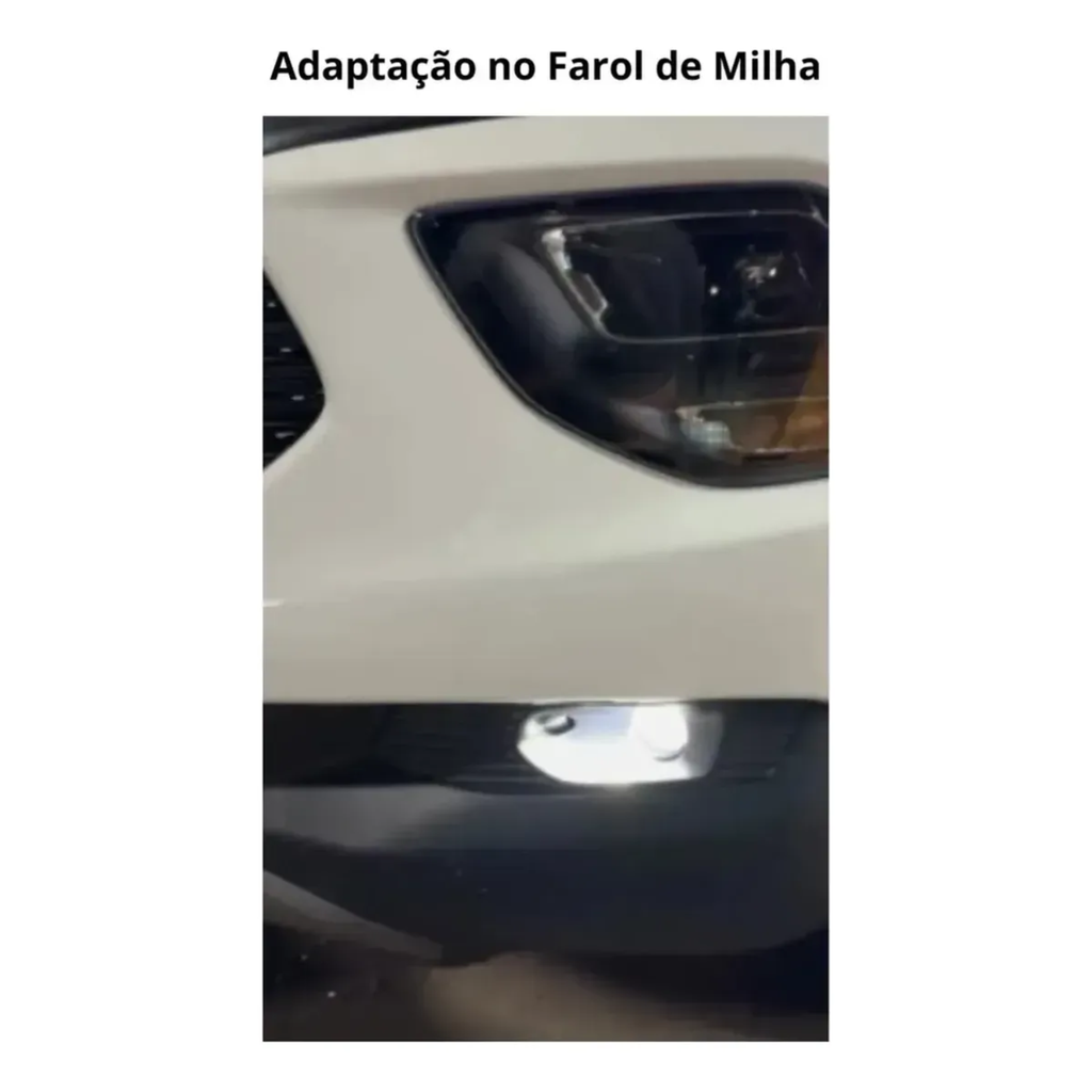 Farol Projetor 3'' Auxiliar Neblina Milha Universal Luz Hilo