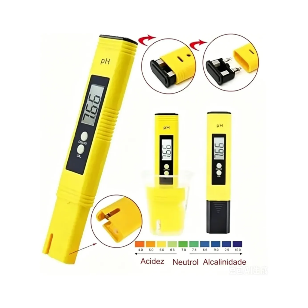 Kit Medidor De Ph + Medidor Tds Condutivímetro Ppm Digital