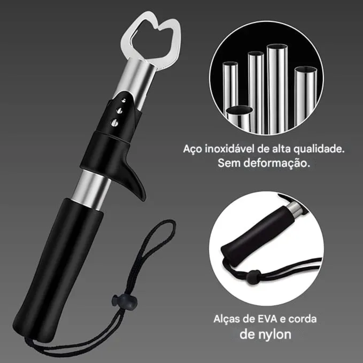 Kit De Alicate Para Pesca Inox Esportiva