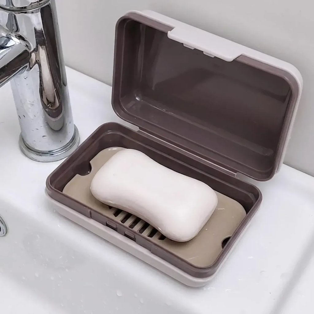 Porta Sabonete Saboneteira De Viagem Compacta Não Vaza
