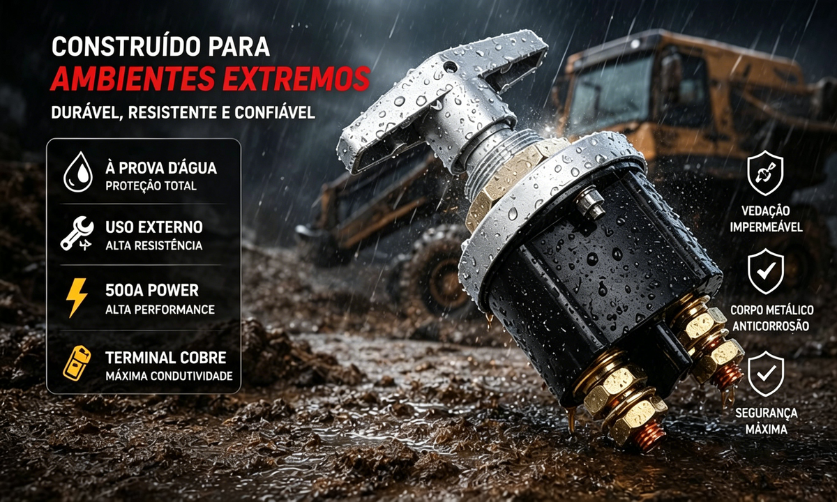 Interruptor De Desconexão De Bateria Isolador De Alça 1500