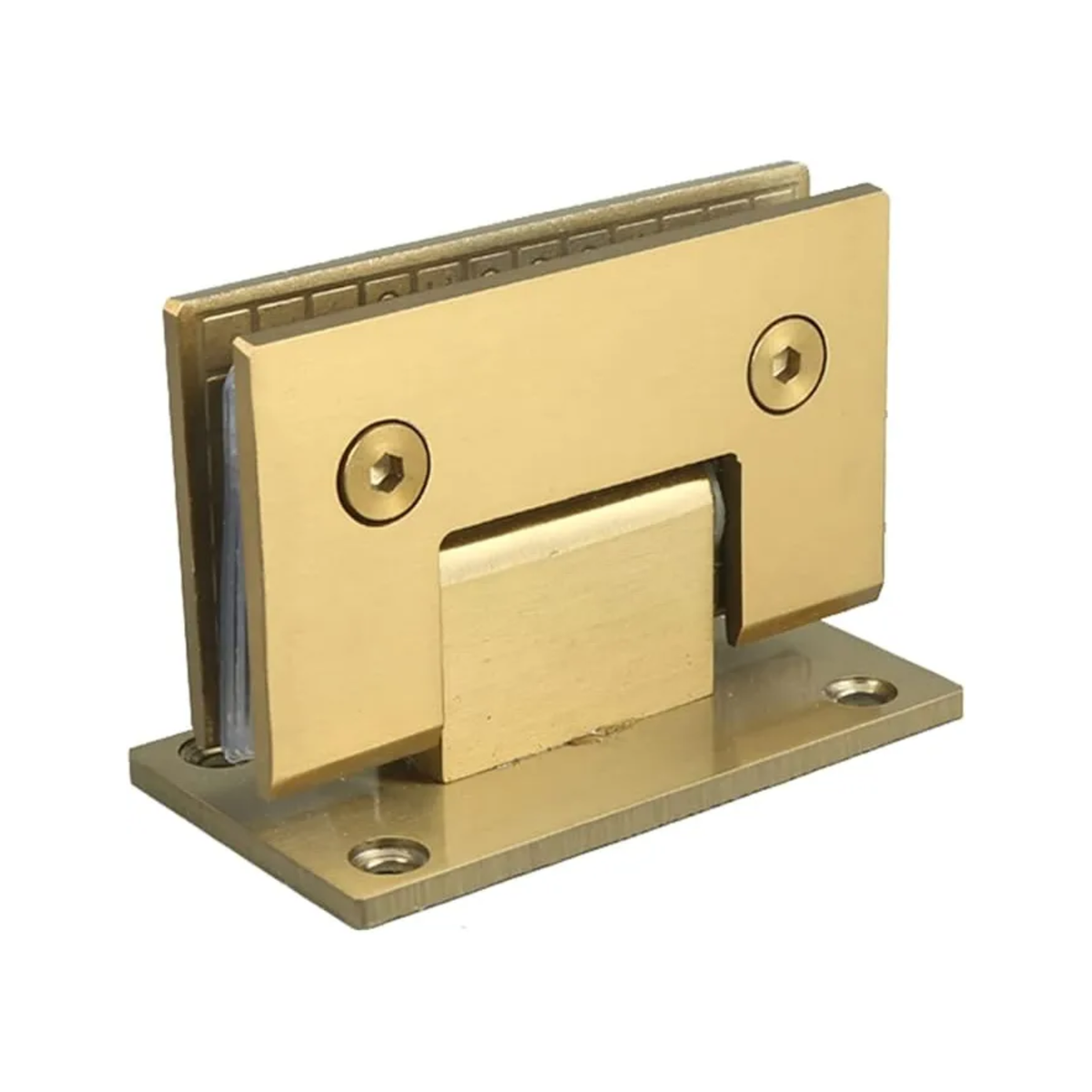 Dobradiça Descentralizada Em Aço Inox Para Gv48 Varia Dourado