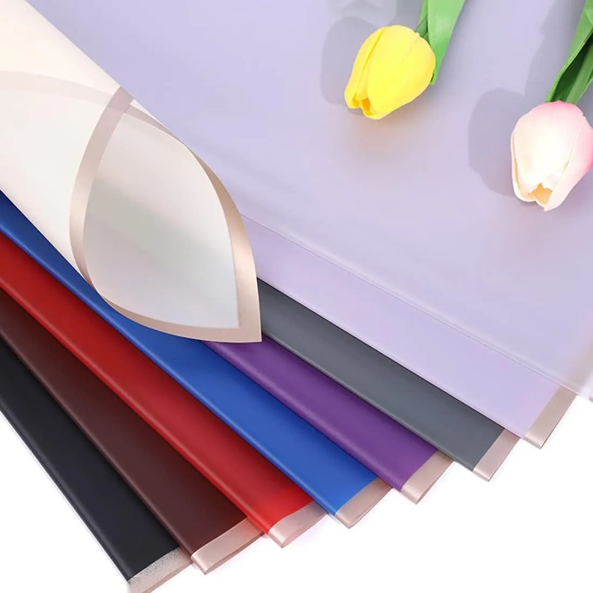 Papel Seda Premium Para Embalagem De Buquê - 20 Folhas