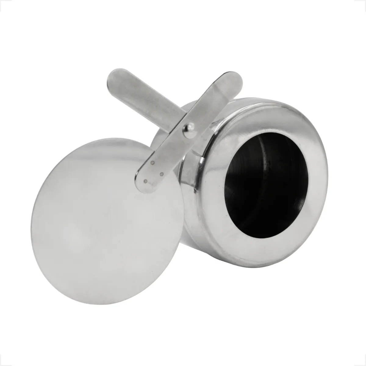 Kit 2 Fogareiros Para Discos Acendedor 9cm Aço Inox Fondue