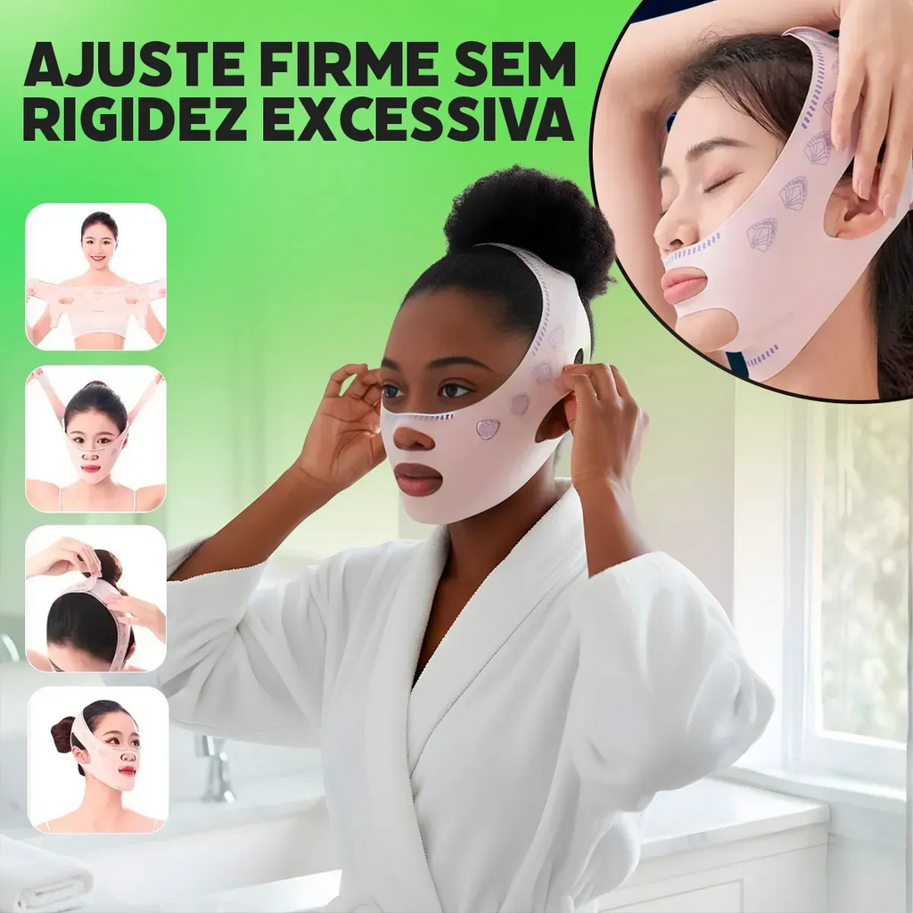 Máscara Modeladora Rosto Lifting Skin Care Papada Antirrugas