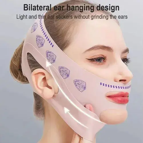 Máscara Modeladora Rosto Lifting Skin Care Papada Antirrugas