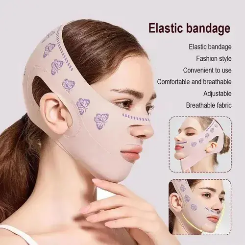 Máscara Modeladora Rosto Lifting Skin Care Papada Antirrugas
