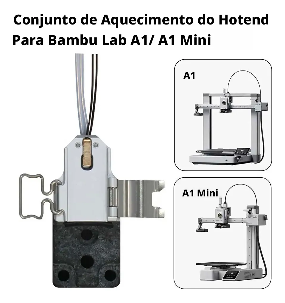 Conjunto Aquecimento Hotend Compatível Com Bambu A1 Mini 24v