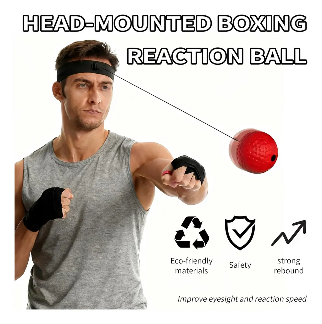 Bola De Reflexo Kickboxing Boxe Muay Thai Treino Velocidade