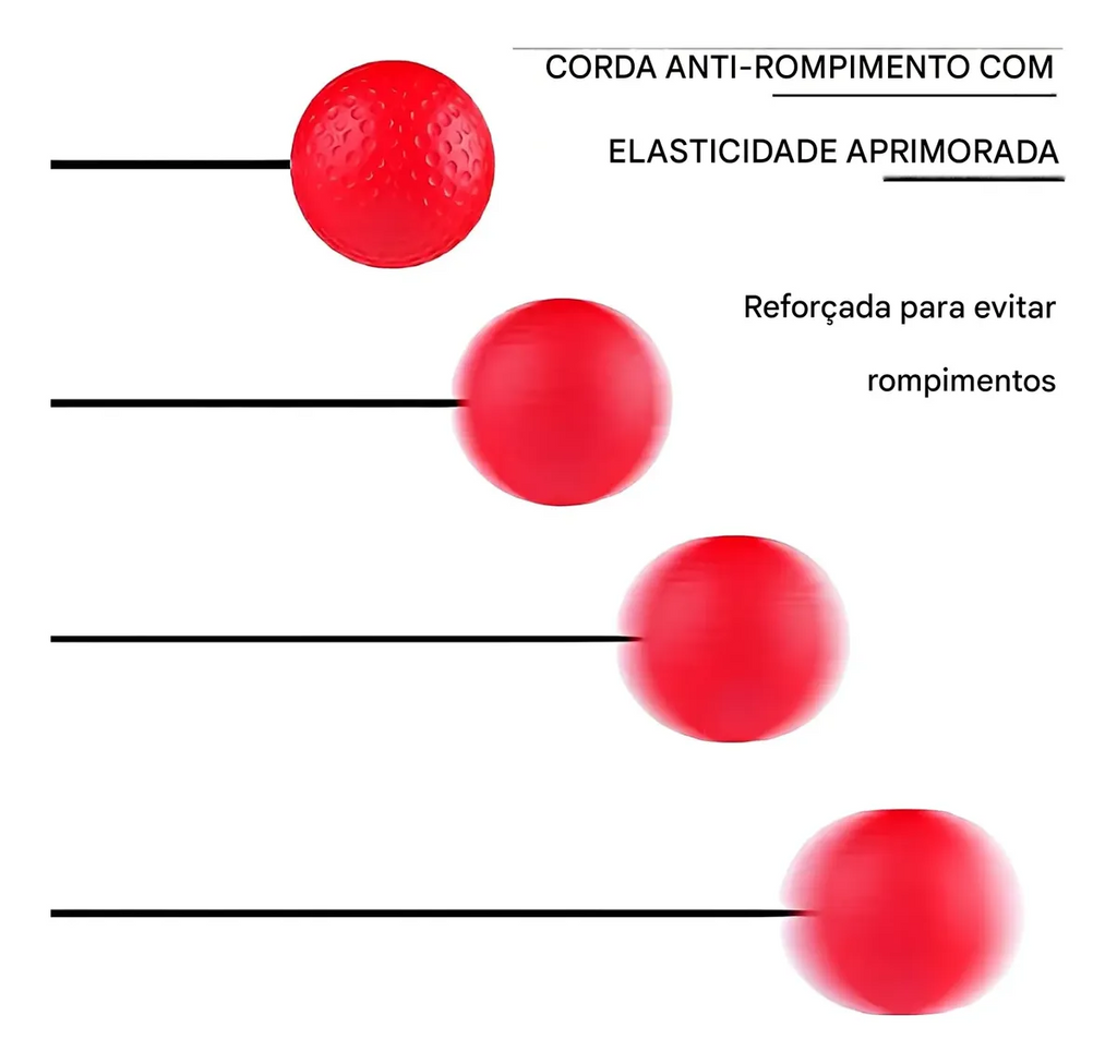 Bola De Reflexo Kickboxing Boxe Muay Thai Treino Velocidade