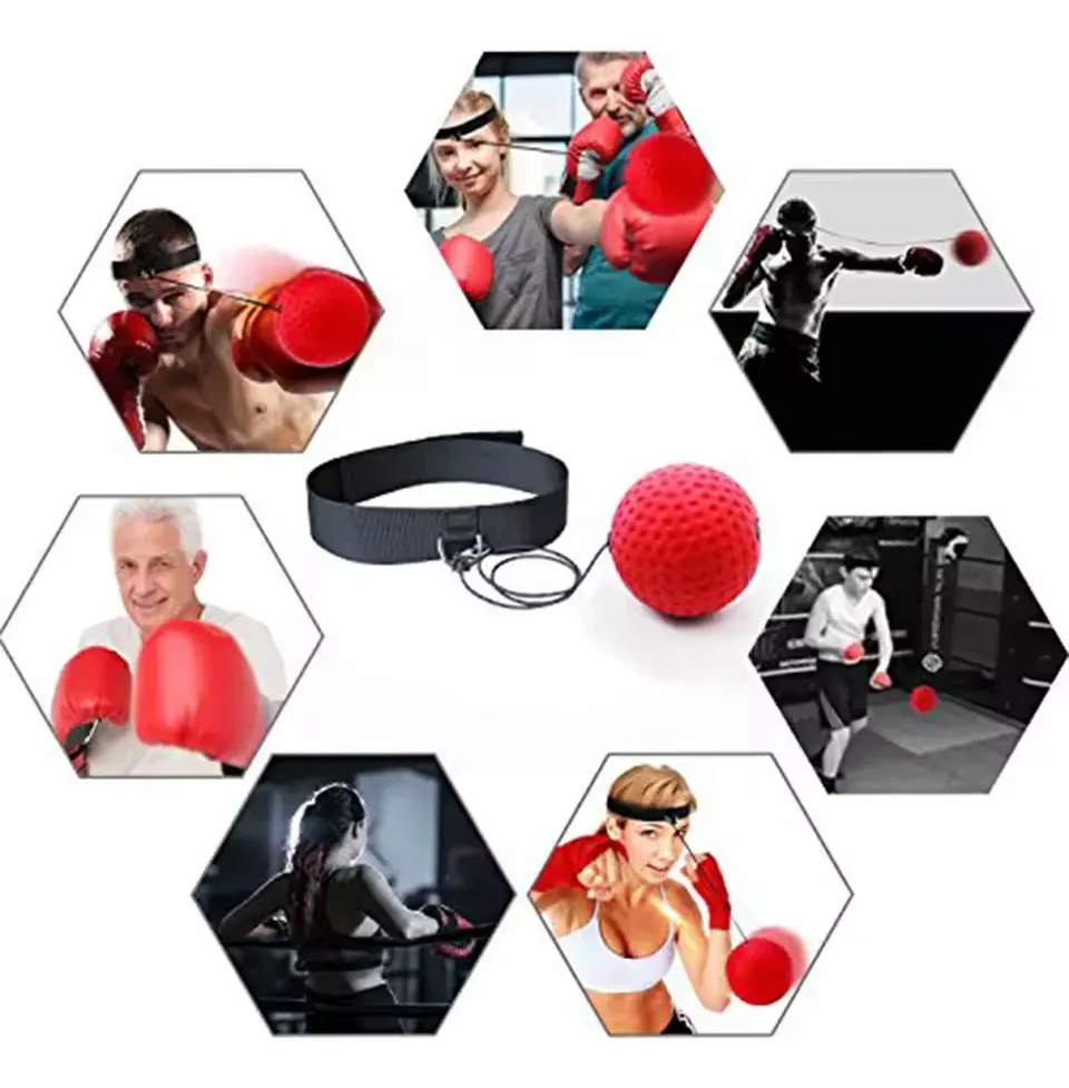 Bola De Reflexo Kickboxing Boxe Muay Thai Treino Velocidade