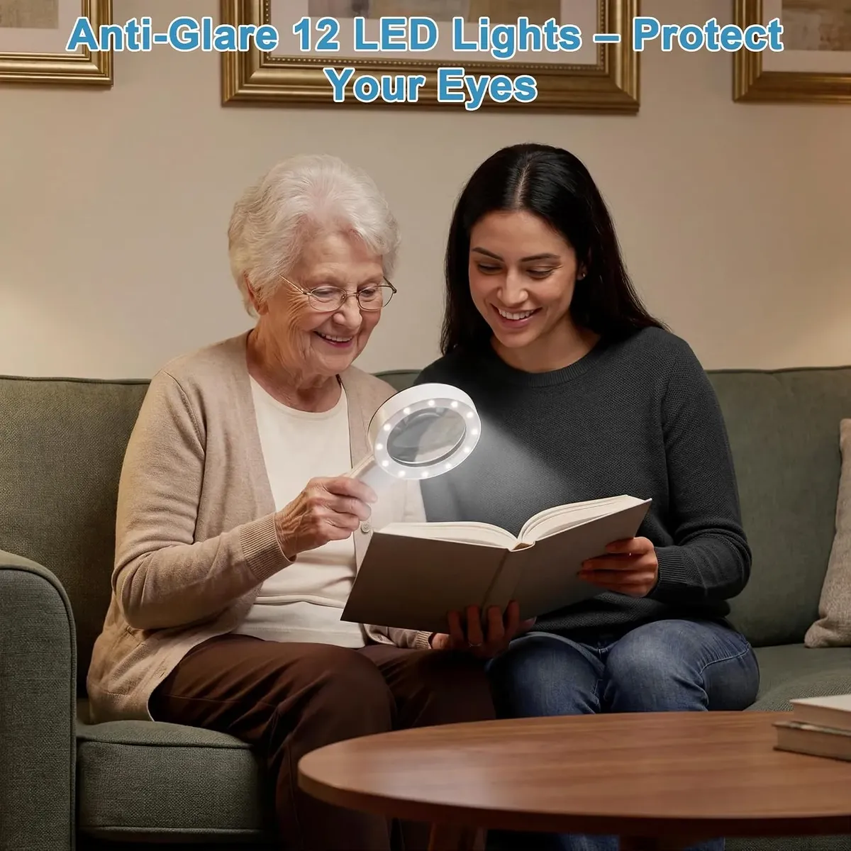 Lupa De Aumento Com Luz Led Zoom 30x 100mm Leitura Estética