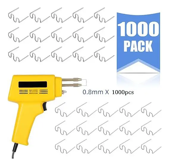 Grampos Pra Soldar Para-choque 1000 Peça 0.8m Solda Plástico