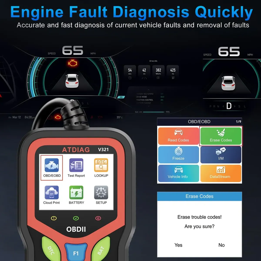 Scanner Automotivo Obd2 Diagnóstico Auto Profissional 12v