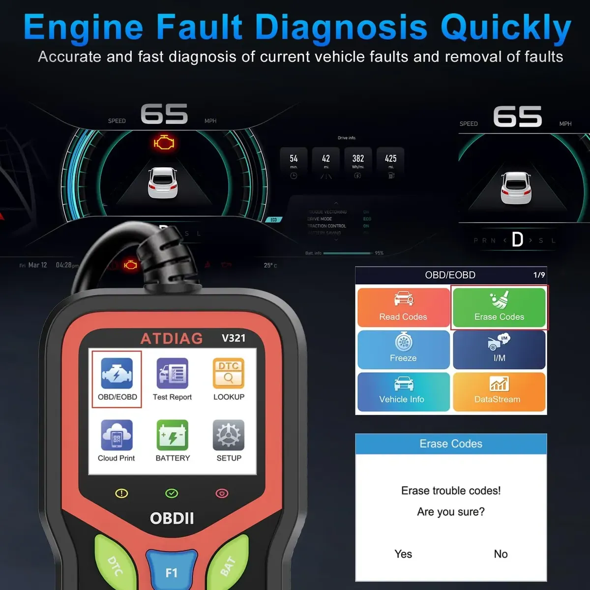Scanner Automotivo Obd2 Diagnóstico Auto Profissional 12v