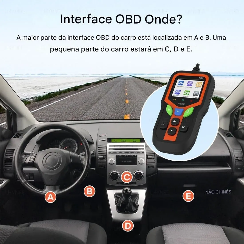 Scanner Automotivo Obd2 Diagnóstico Auto Profissional 12v