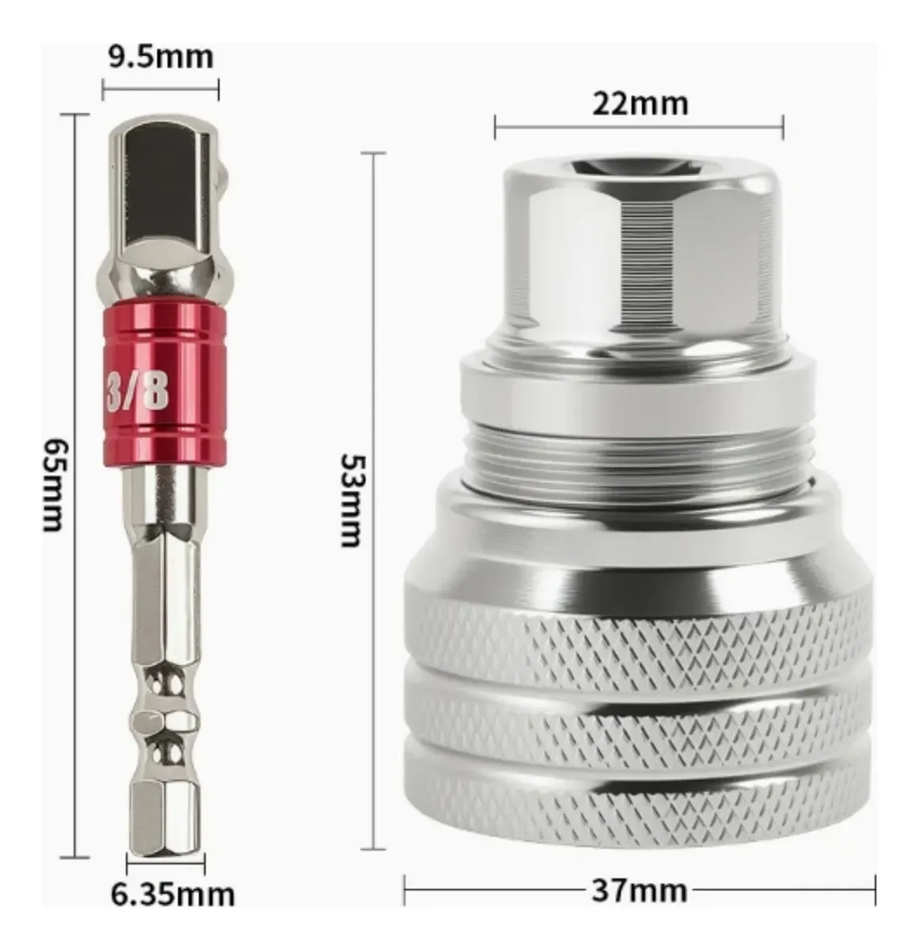 Chave Soquete Ajustável Universal 10-19mm Hexa Inteligente