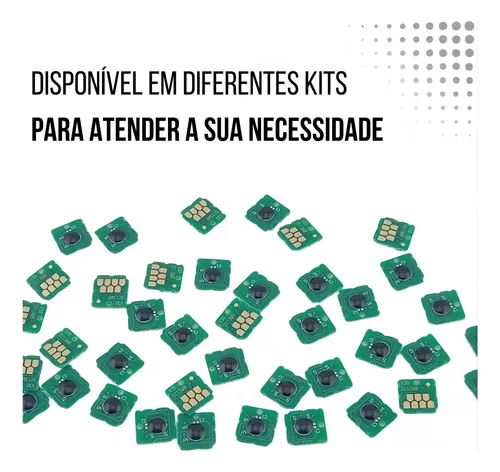 Kit 5 Chip Caixa Manutenção T3100 T5100 F500 F501 T3170 T5170