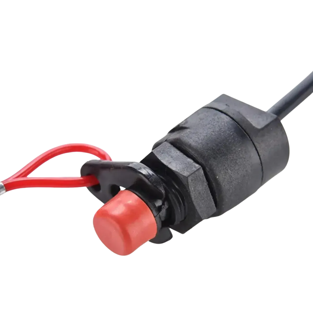 Chave Corta Corrente Cordão Motor De Popa Universal C/ Botão