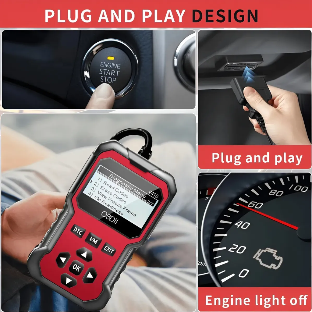 Scanner Automotivo Profissional V410 Obd2 Diagnóstico