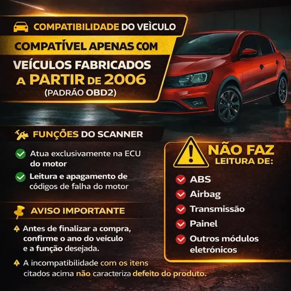 Scanner Automotivo Profissional V410 Obd2 Diagnóstico