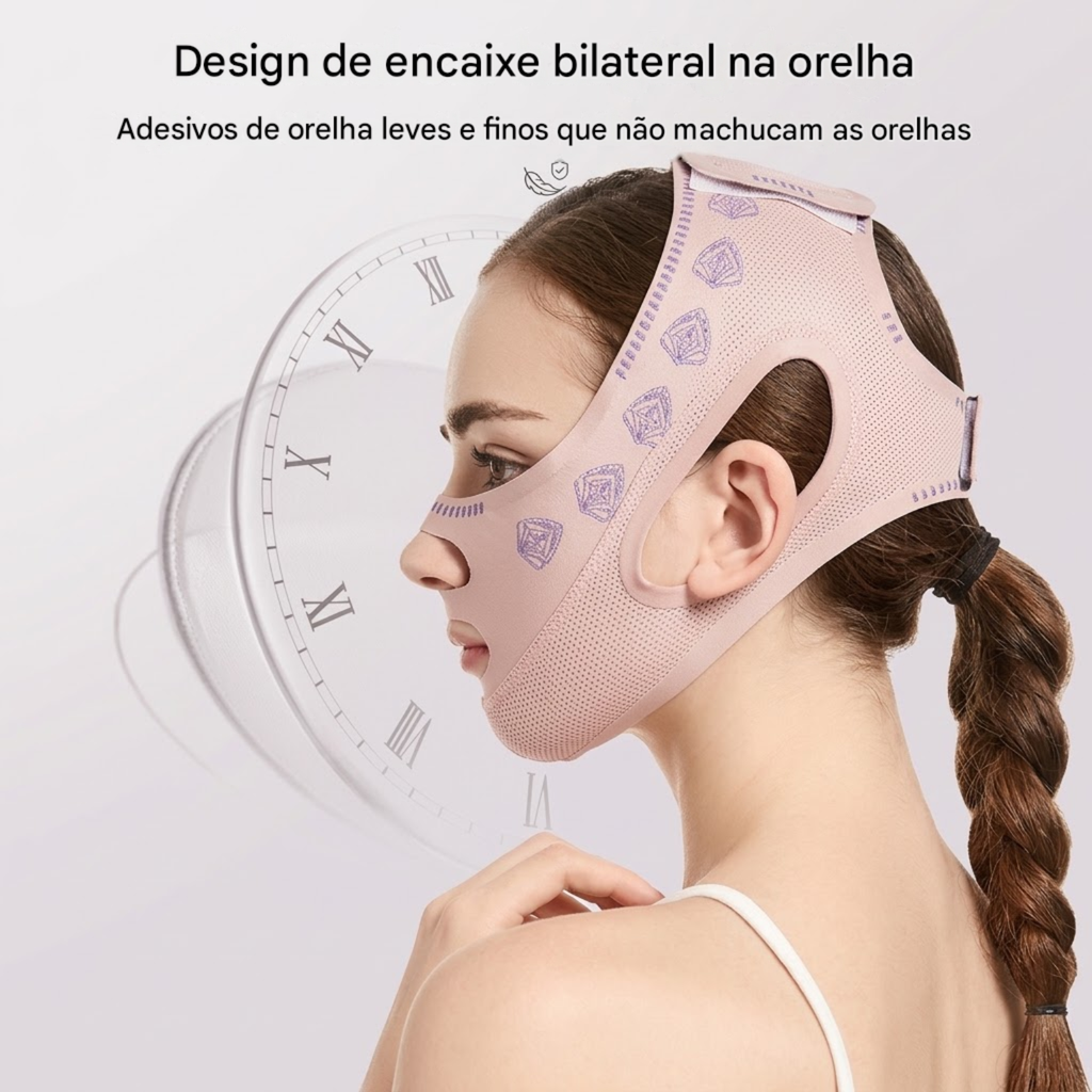 Kit 2 Máscara Modeladora Rosto Lifting Skin Care Papada