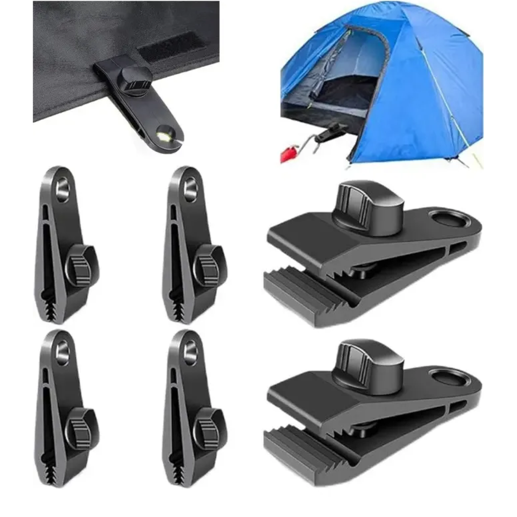 15x Clipe Fixação Lonas Tecidos Barracas Acampamento Camping