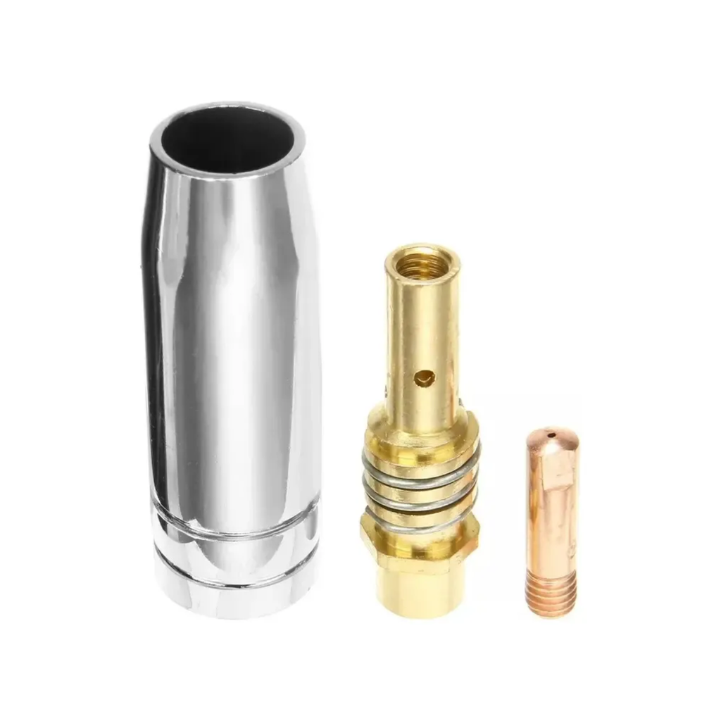 Kit Com 5 Bico De Contato 2 Bocal E 4 Difusor C/mola Tocha