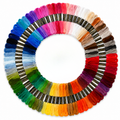 100 Meadas De Linha Colorida Para Ponto Cruz E Bordado
