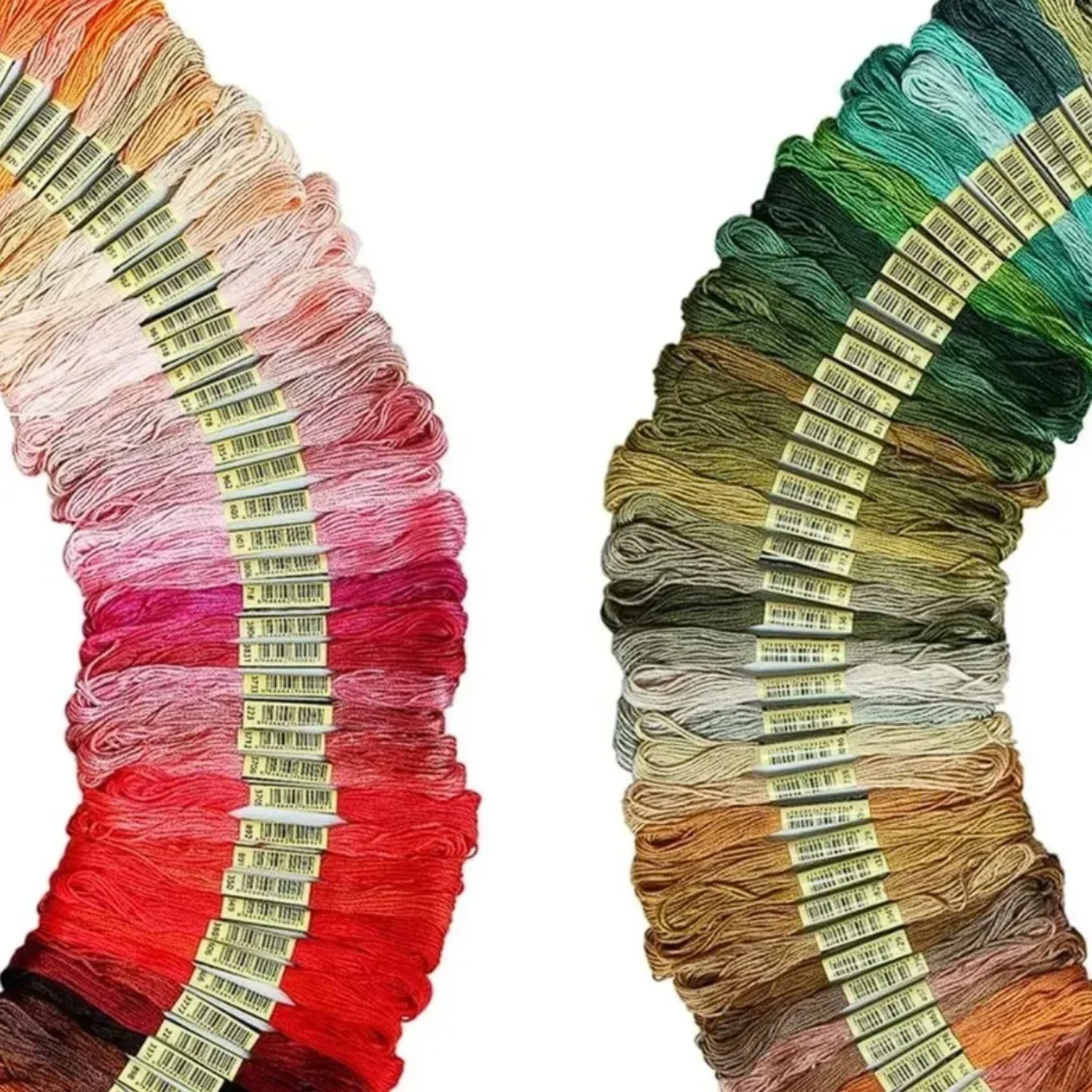 100 Meadas De Linha Colorida Para Ponto Cruz E Bordado