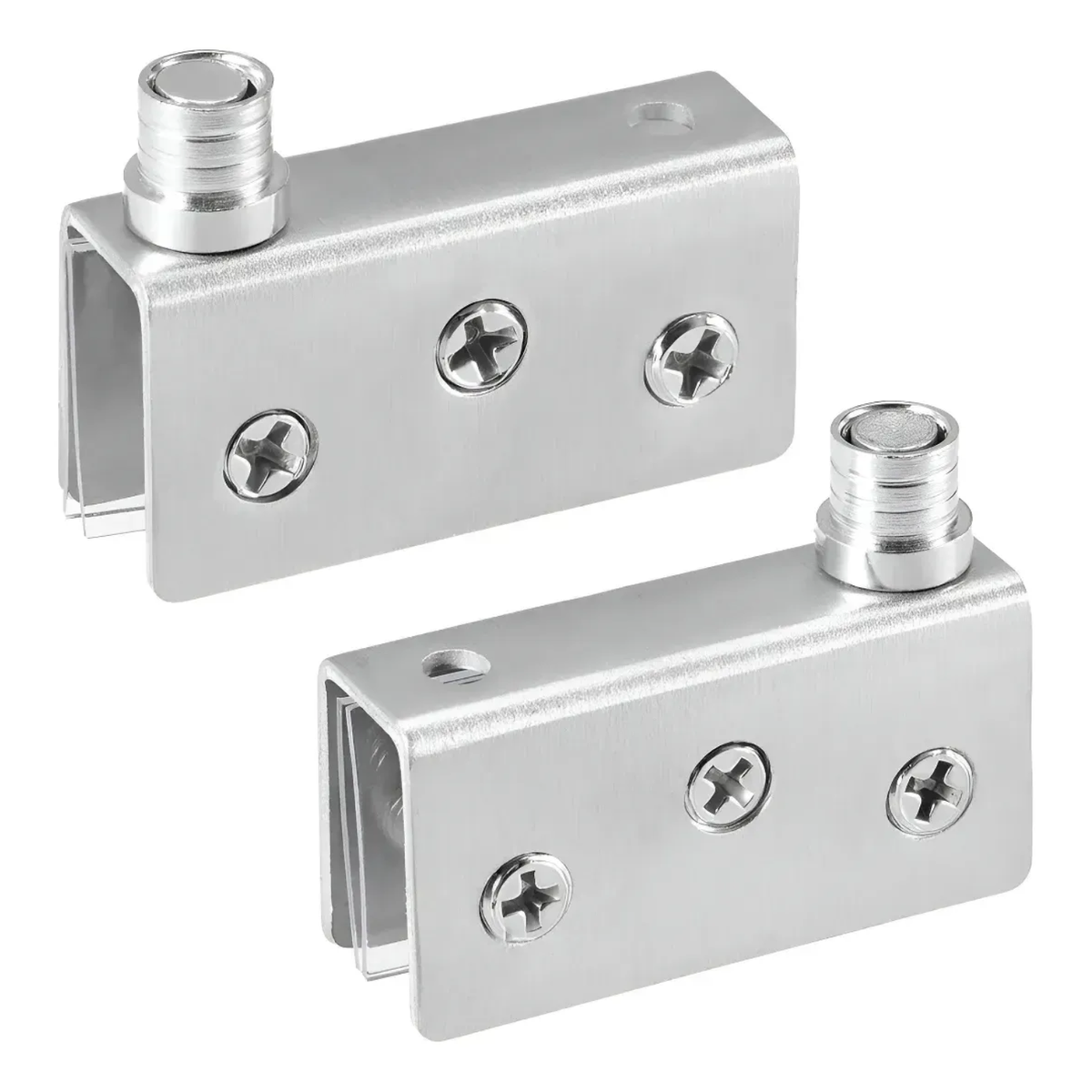 Dobradiça De Rack Vitrini De Vidro 5mm E 10mm - Par