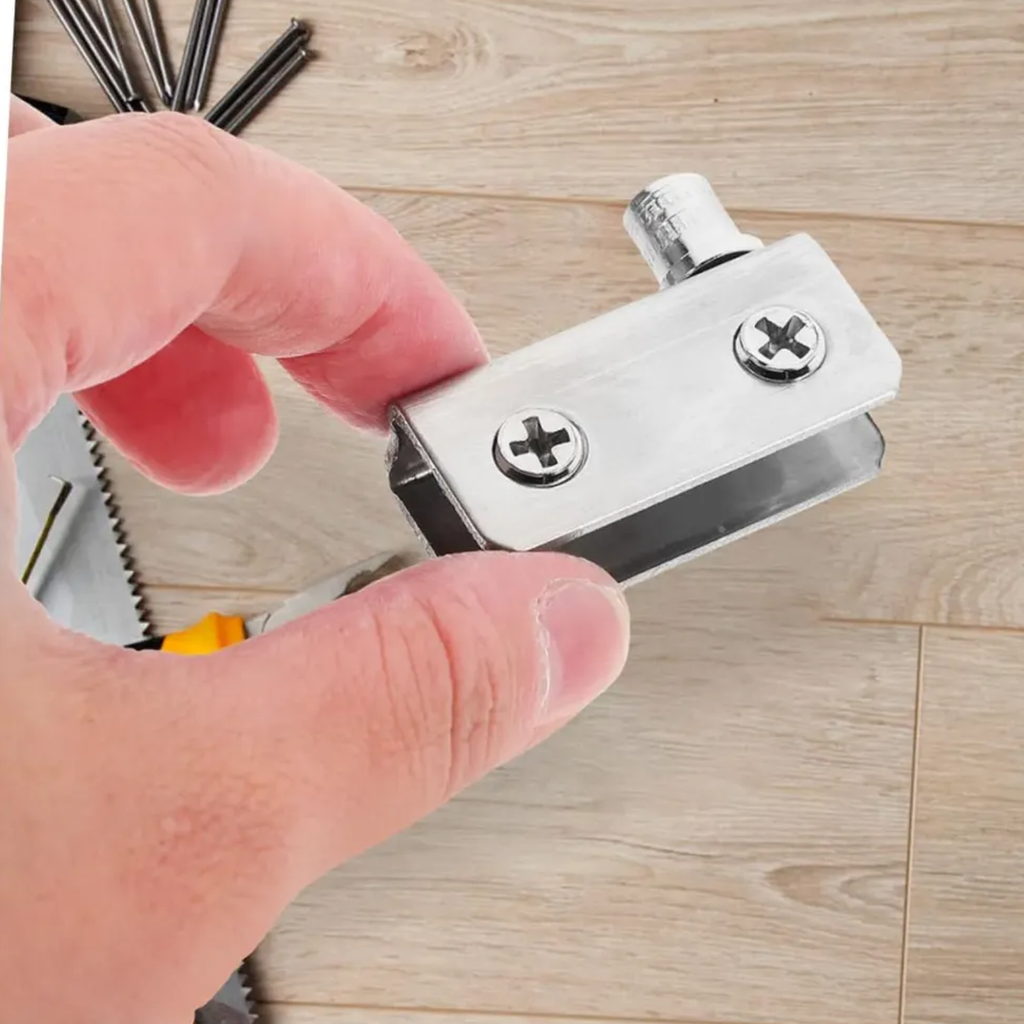 Dobradiça De Rack Vitrini De Vidro 5mm E 10mm - Par