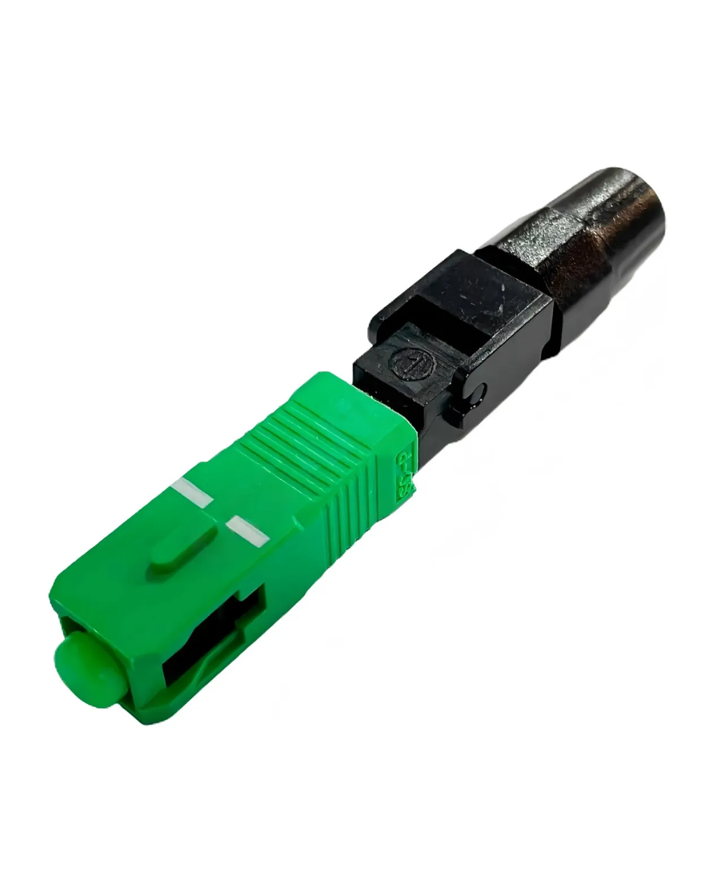 10 Peças Conector Fast Rápido Ftth Sc Apc Verde Reutilizável