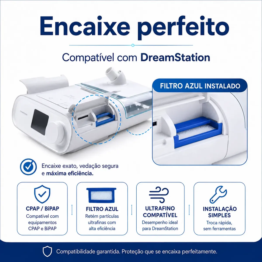 Filtro Para Cpap Philips Dreamstation Kit 12+04 Anual