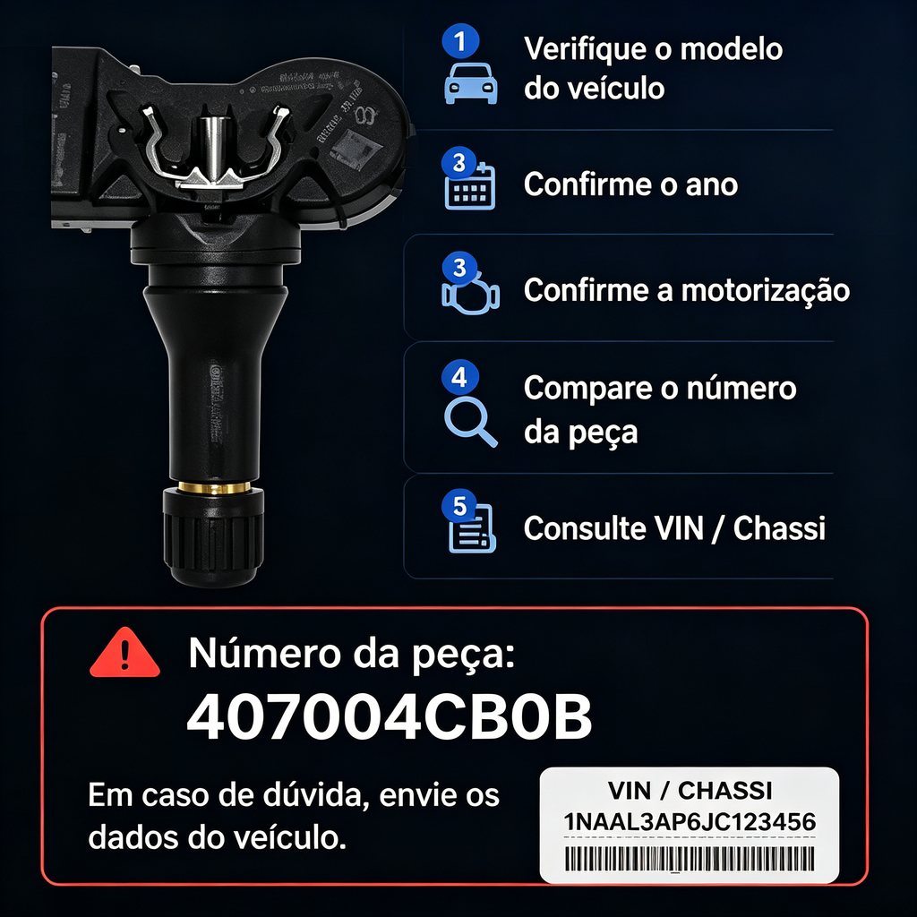 Sensor Tpms Pressão Pneu Nissan Renault Koleos