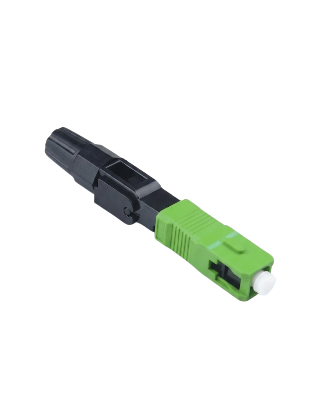 10 Peças Conector Fast Rápido Ftth Sc Apc Verde Reutilizável