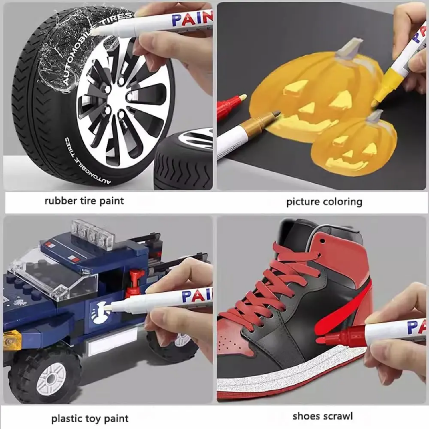 Caneta Paint Reparadora Permanente Prova d'água Automotiva