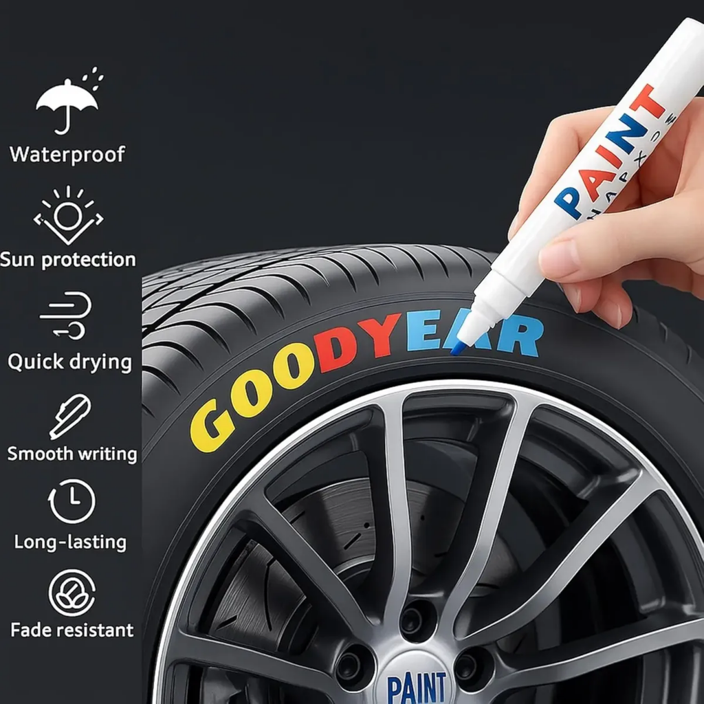 Caneta Paint Reparadora Permanente Prova d'água Automotiva