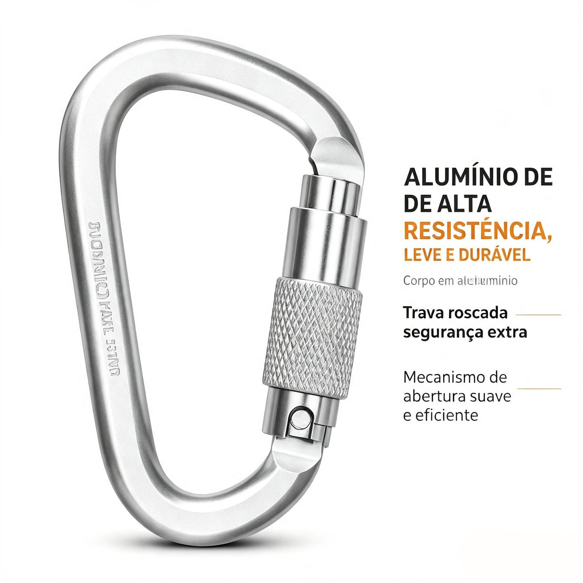 Fechamento Principal Em Alumínio 60kn Para Escalada