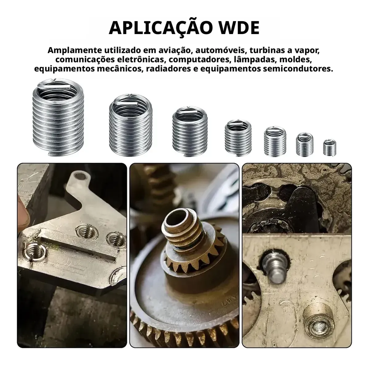 Inserção De Rosca De Arame De 60 Unidades M3-m12 X 2d
