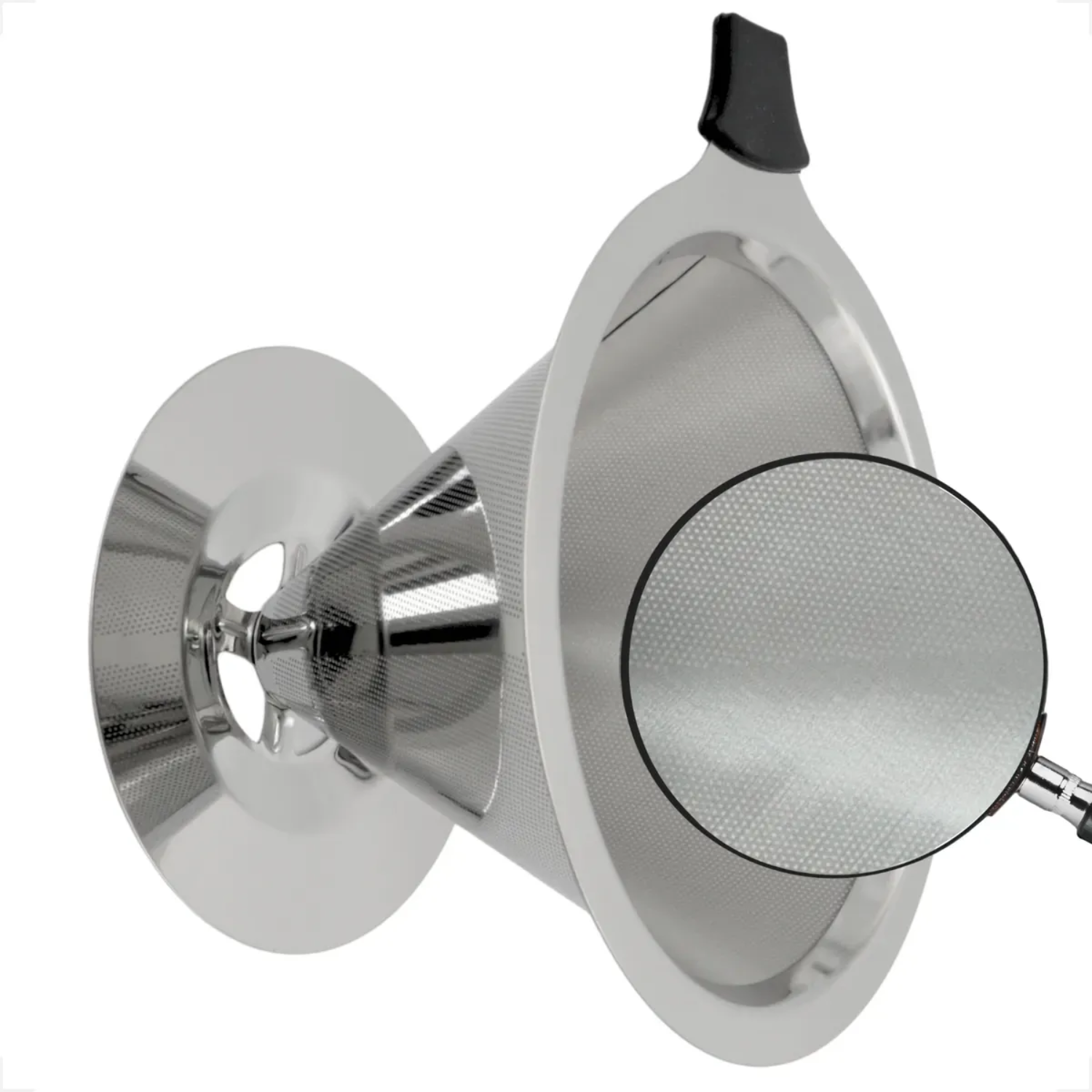 Coador Café Inox 106 Reutilizável Sem Filtro Pour Over Aço