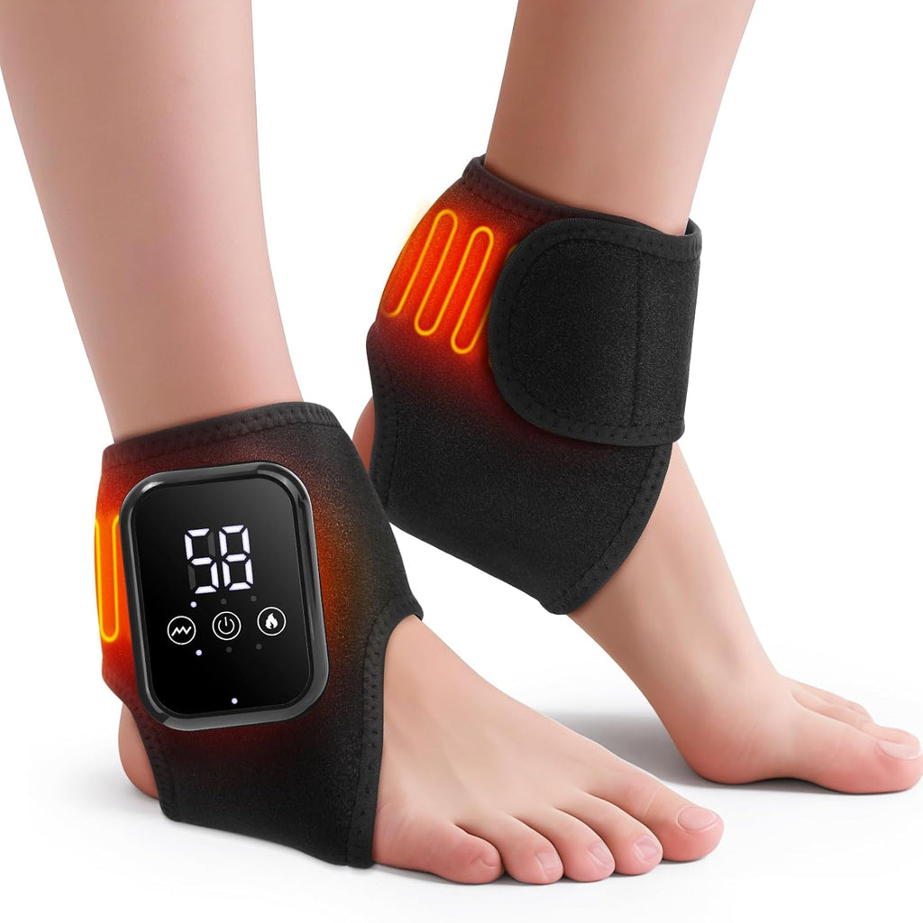 Kit 2 Massageador Pés E Tornozelo Profissional Portátil 5v